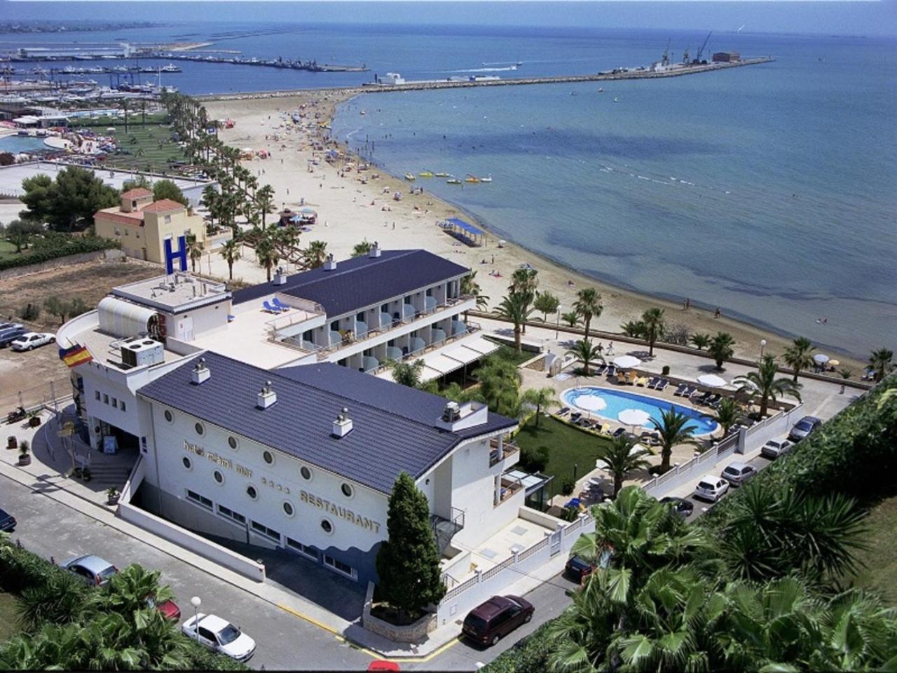 Hotel Miami Mar Sant Carles De La Rapita Bagian luar foto